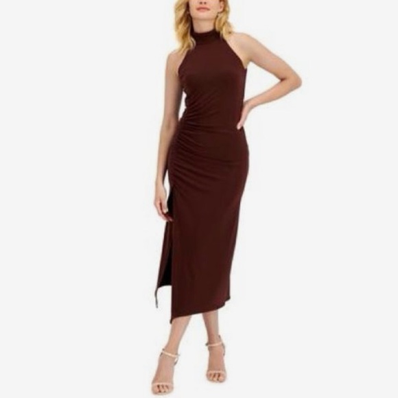 Women’s Eggplant Cocktail Sleeveless Dress - Size 10 - Picture 1 of 12